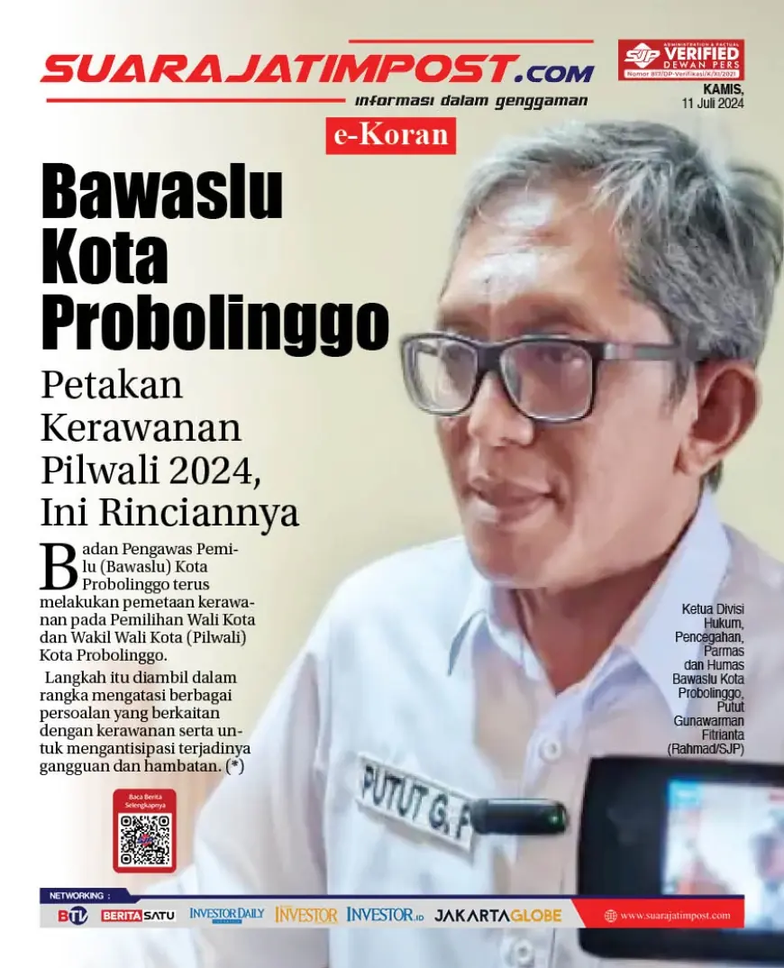 eKoran, Edisi Kamis, 11 Juli 2024