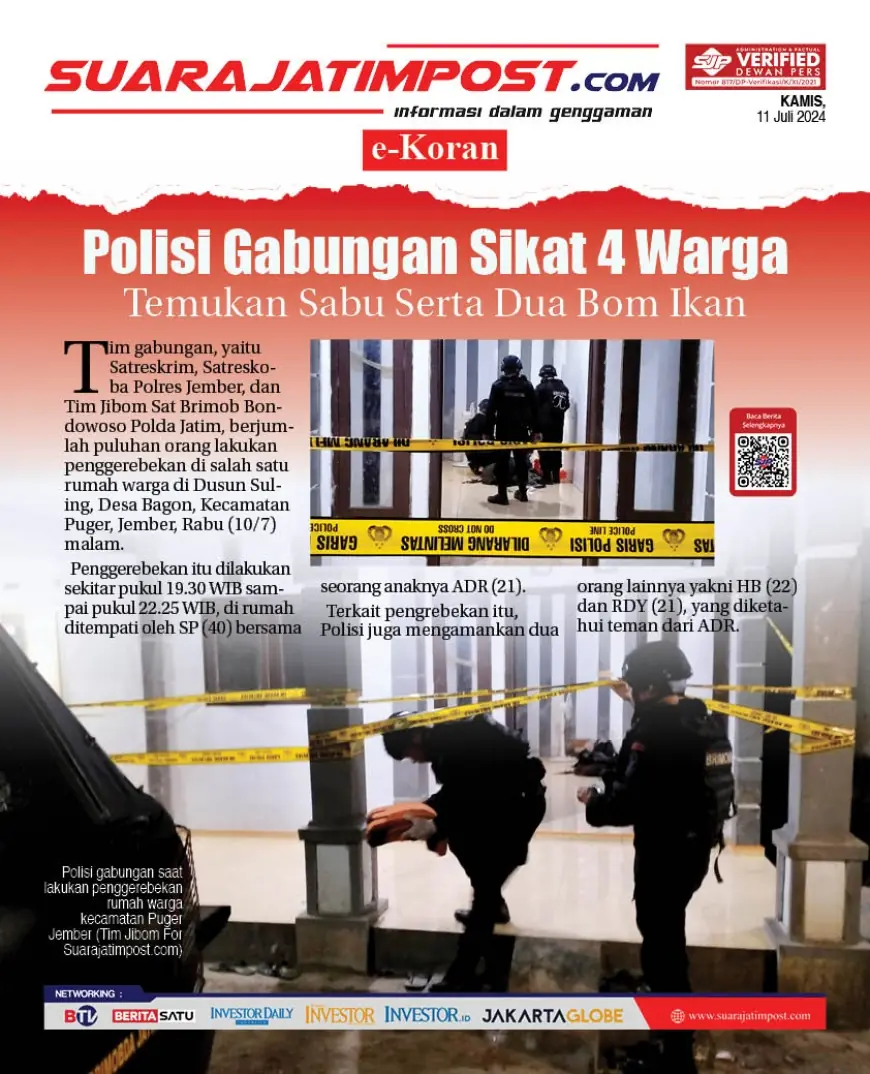 eKoran, Edisi Kamis, 11 Juli 2024