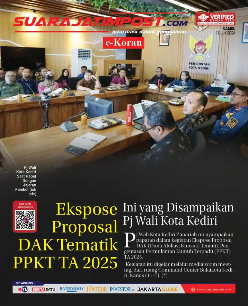 eKoran, Edisi Kamis, 11 Juli 2024