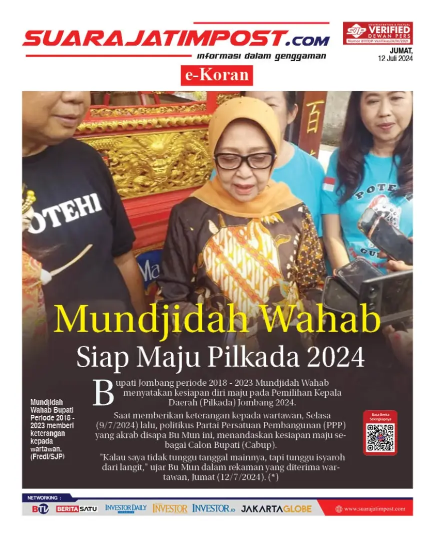 eKoran, Edisi Jumat, 12 Juli 2024