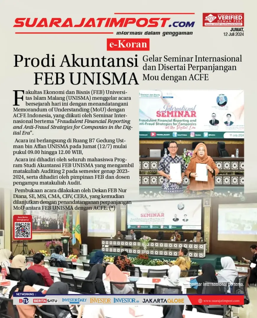 eKoran, Edisi Jumat, 12 Juli 2024