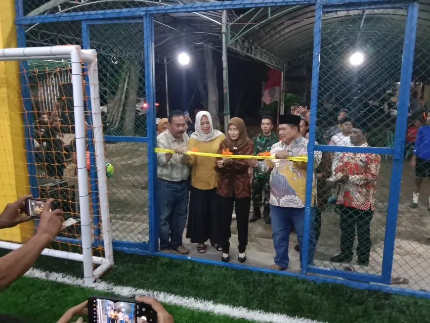 Bikin Inovasi Cegah Kenakalan Remaja, Desa Di Jombang Bangun Lapangan Futsal