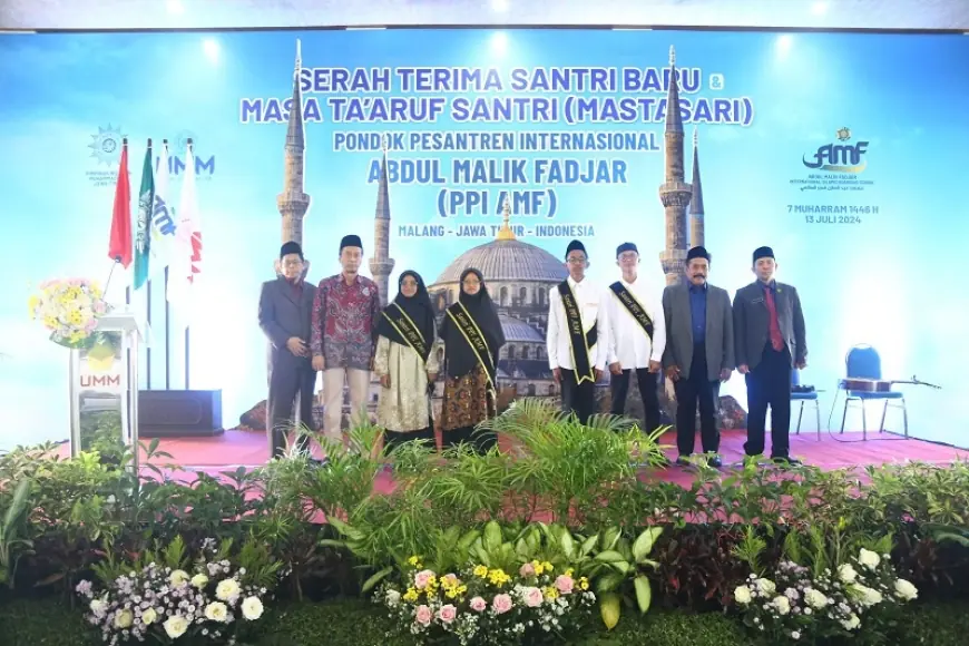 Santri Baru Pondok Pesantren Internasional  Abdul Malik Fajar Masuk Masa Ta'aruf