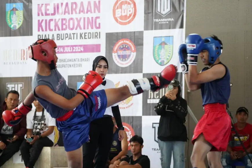 Ini Pesan Mas Dhito pada Ajang Kejuaraan Kickboxing Piala Bupati Kediri 2024