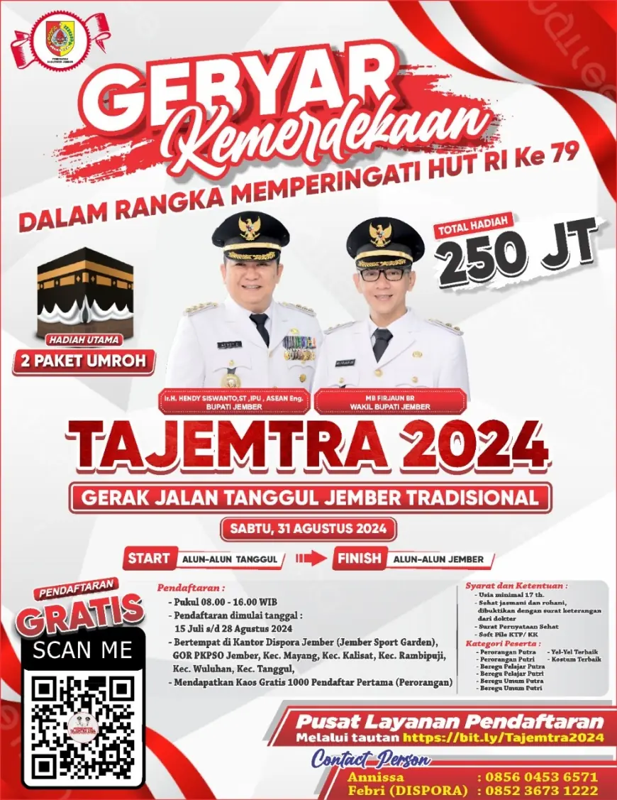 Buruan Daftar! Tajemtra 2024 Bakal Digelar dengan Hadiah Spektakuler!