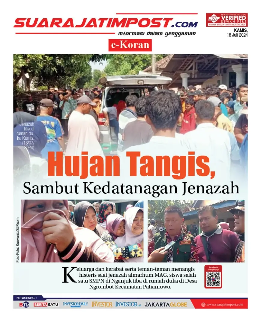 eKoran, Edisi Kamis, 18 Juli 2024