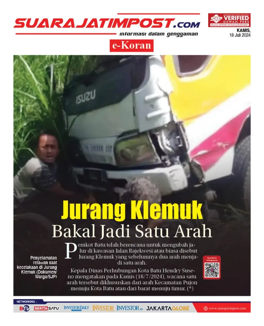 eKoran, Edisi Kamis, 18 Juli 2024