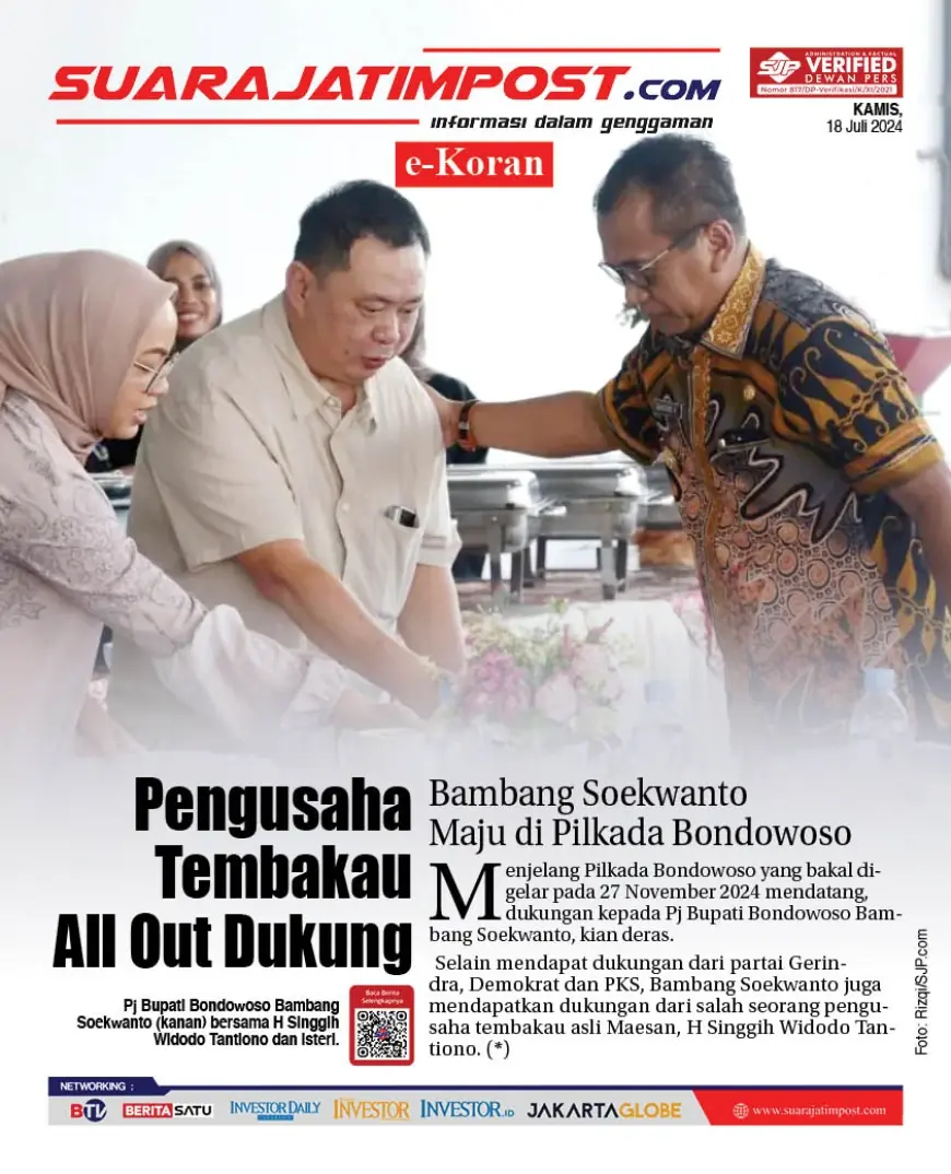 eKoran, Edisi Kamis, 18 Juli 2024