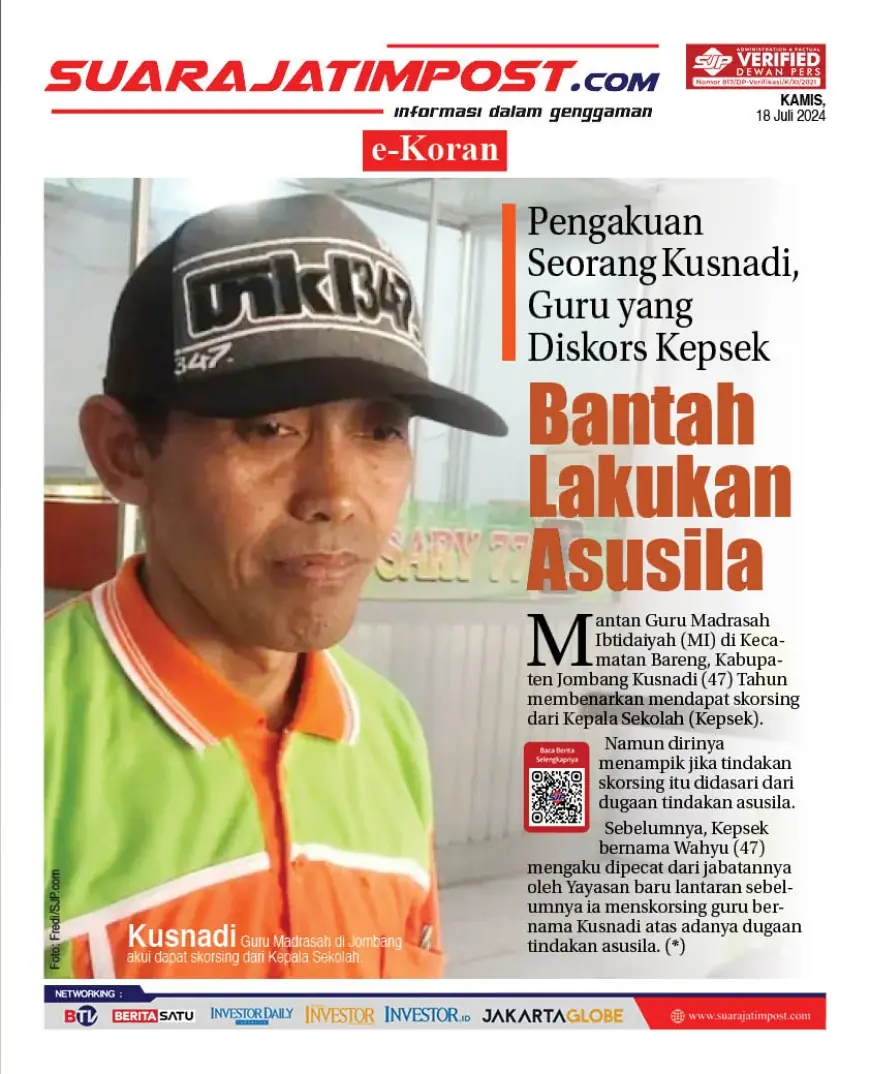 eKoran, Edisi Kamis, 18 Juli 2024