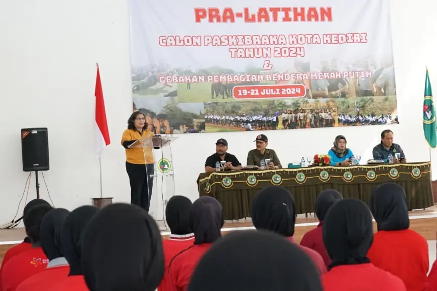 Motivasi Pj Wali Kota Kediri Jadi Semangat Tersendiri Bagi Calon Paskibraka