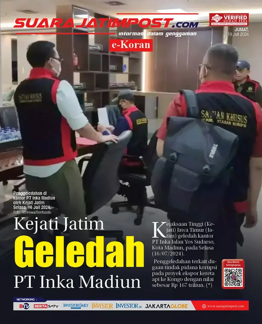 eKoran, Edisi Jumat, 19 Juli 2024