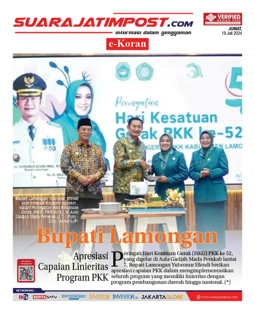 eKoran, Edisi Jumat, 19 Juli 2024