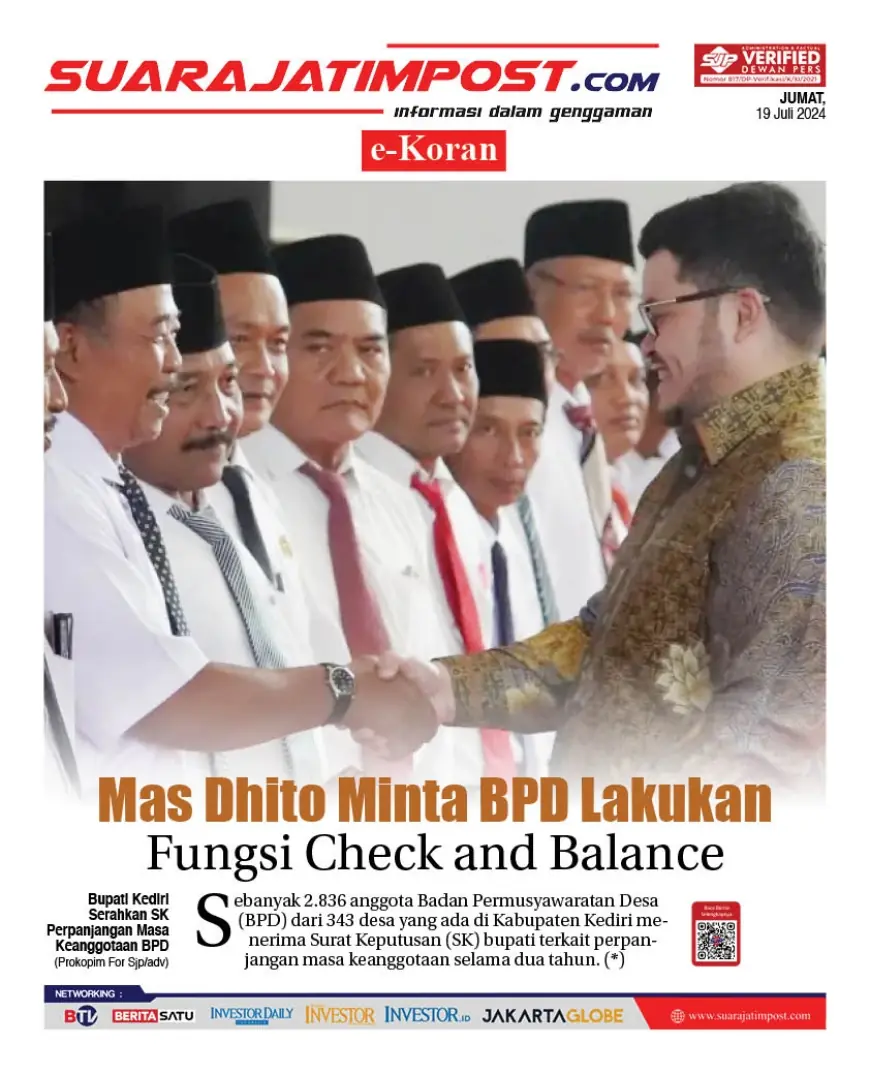 eKoran, Edisi Jumat, 19 Juli 2024