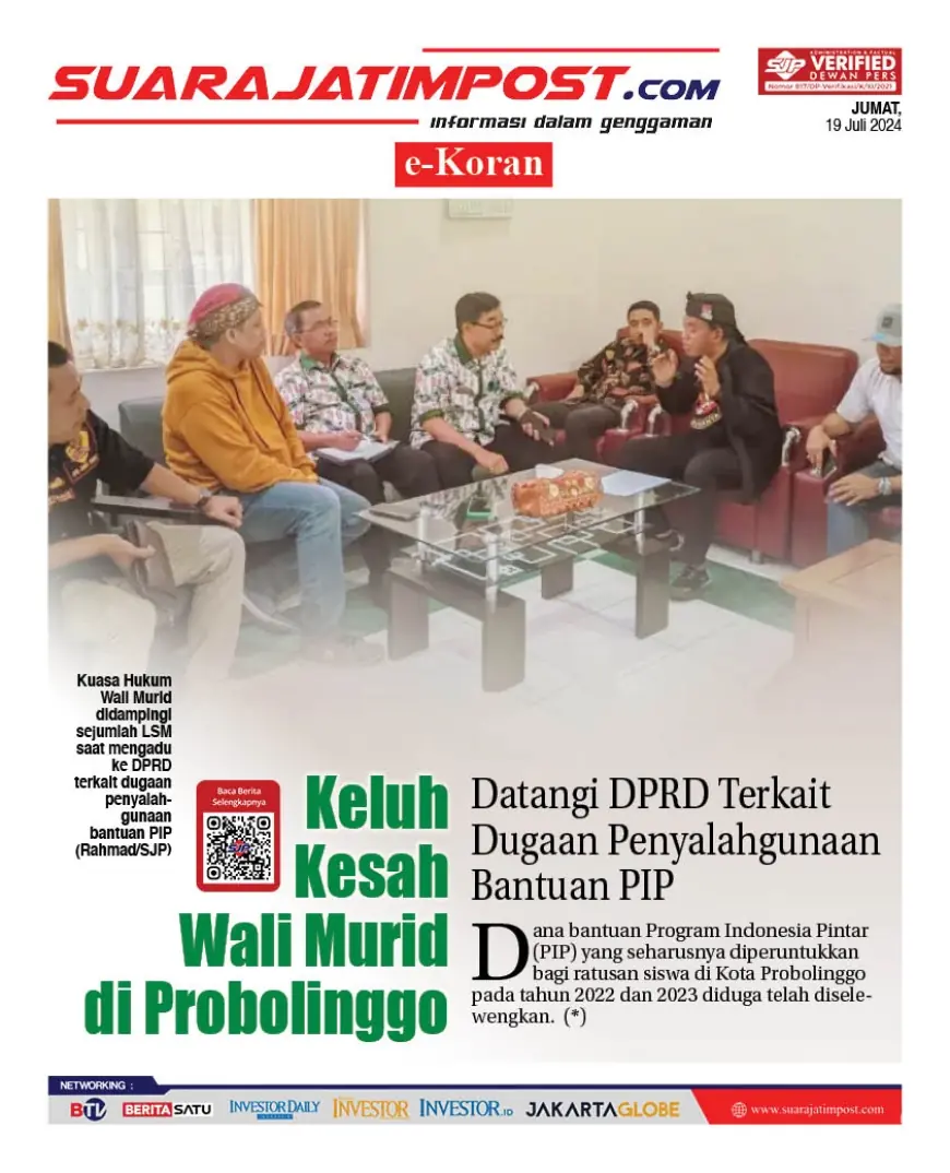 eKoran, Edisi Jumat, 19 Juli 2024