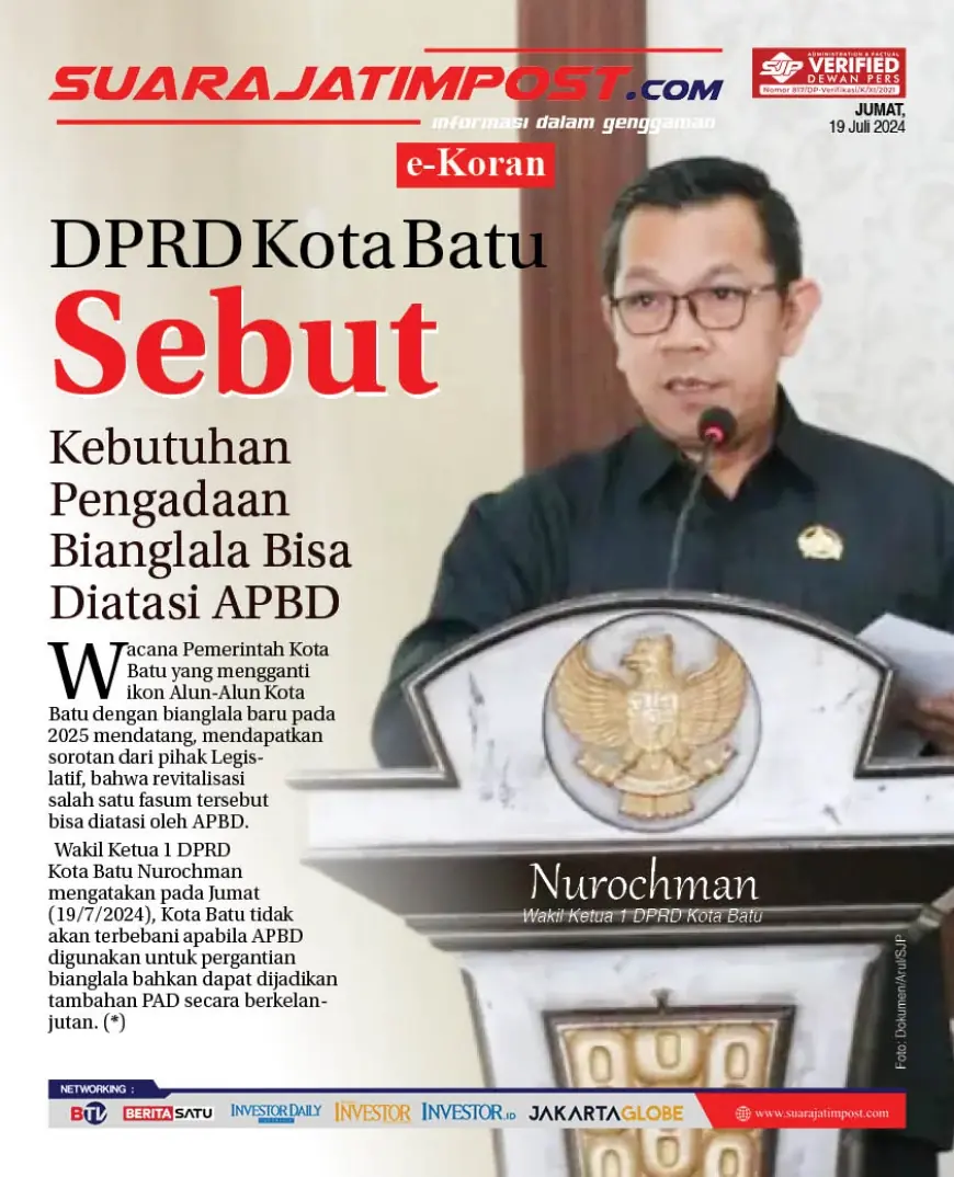 eKoran, Edisi Jumat, 19 Juli 2024