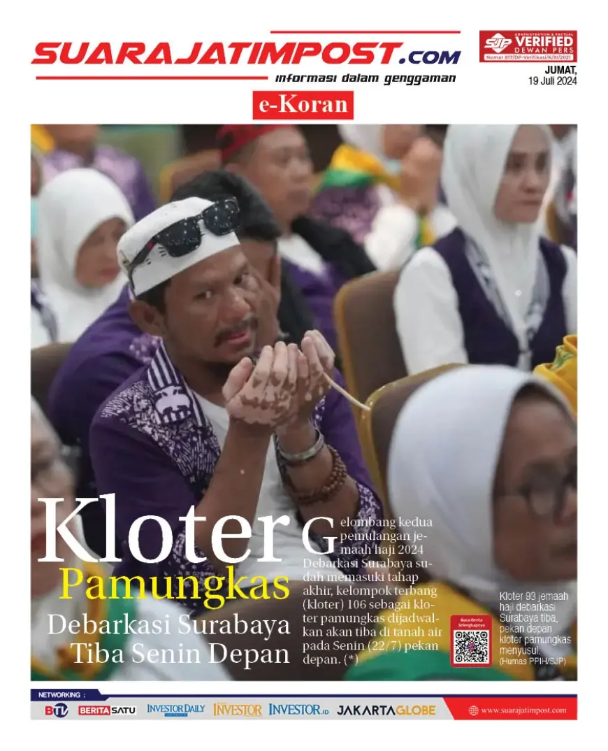 eKoran, Edisi Jumat, 19 Juli 2024