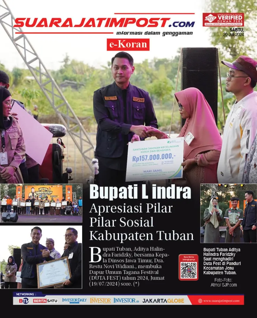 eKoran, Edisi Sabtu, 20 Juli 2024