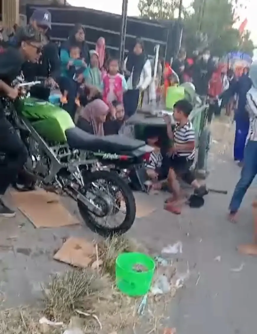 Atraksi Motor Tanpa Plat Nomer Tabrak Penonton Karnaval, Begini Tanggapan Kanit Gakkum Satlantas Polres Nganjuk