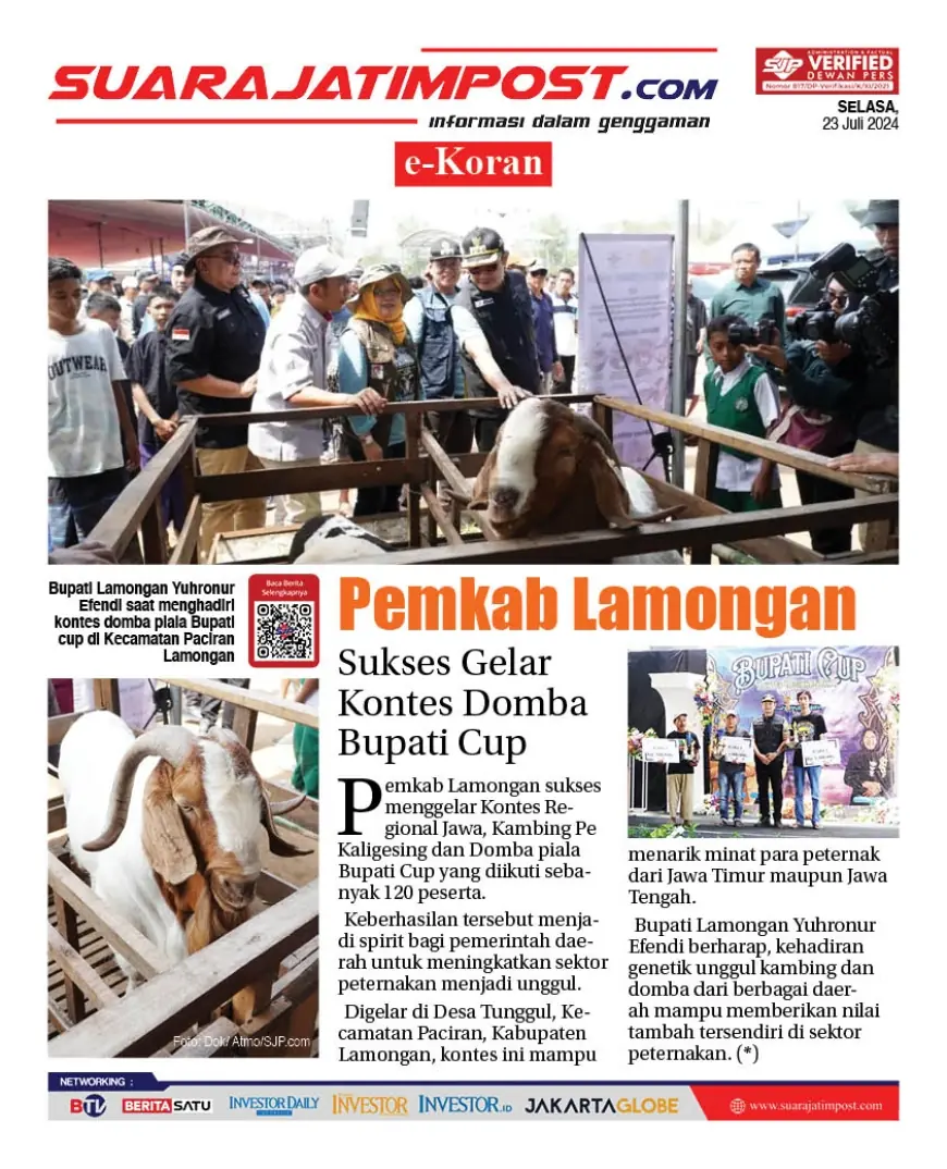 eKoran, Edisi Selasa, 23 Juli 2024