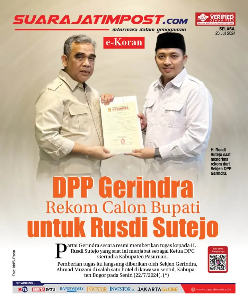 eKoran, Edisi Selasa, 23 Juli 2024