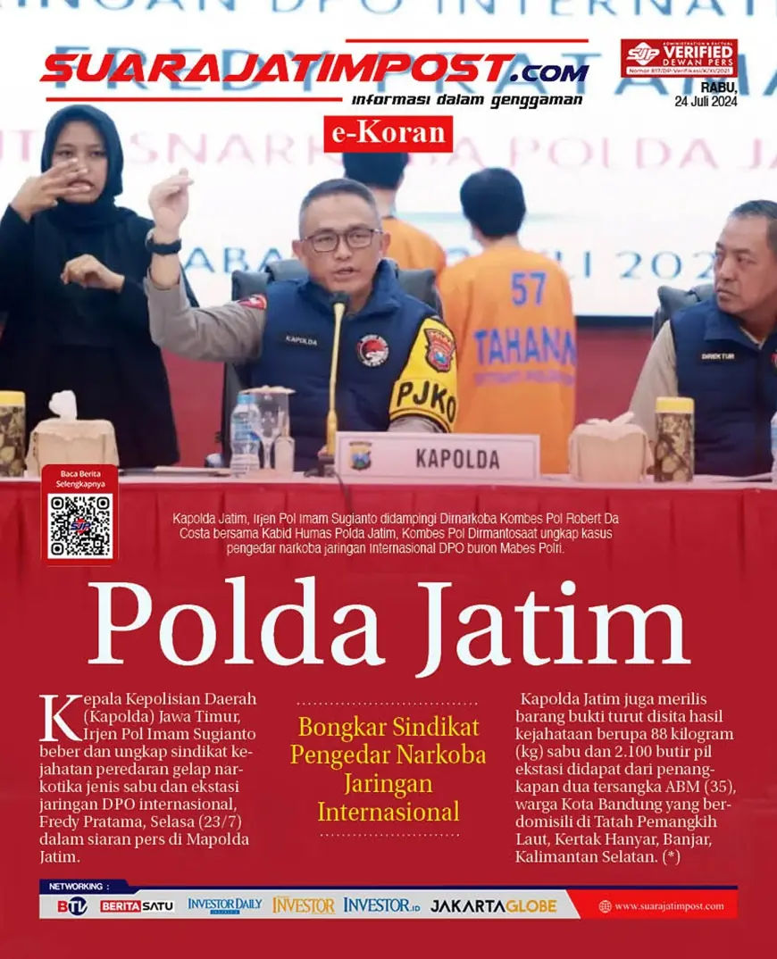 eKoran, Edisi Rabu, 24 Juli 2024