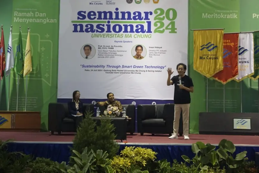 Usung Smart Green Technology, Universitas Ma Chung Gelar Seminar Nasional Hadirkan Boss Sido Muncul