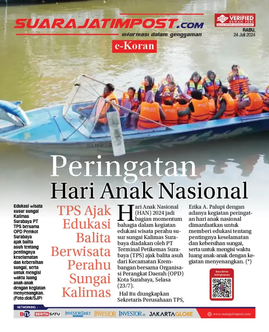 eKoran, Edisi Rabu, 24 Juli 2024