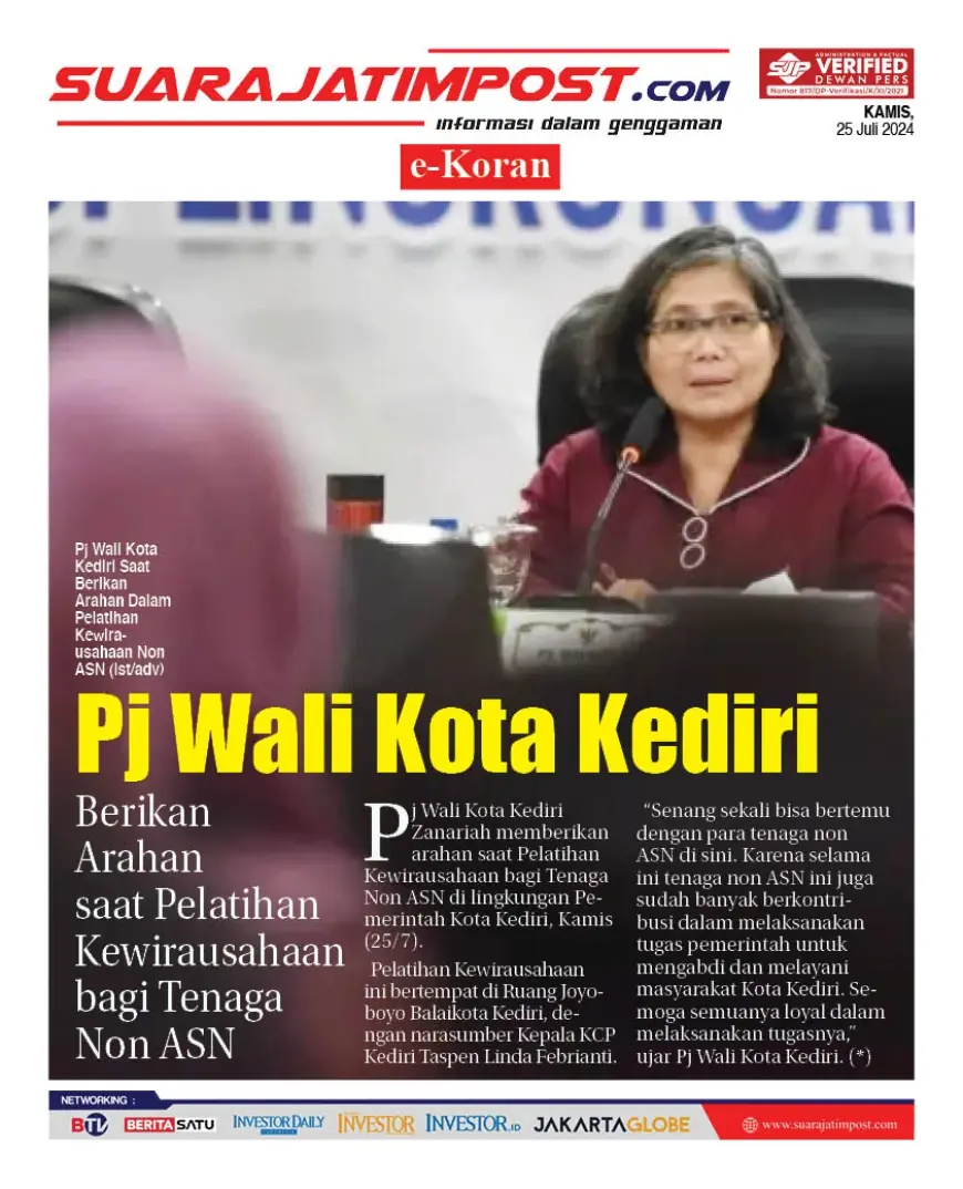 eKoran, Edisi Kamis, 25 Juli 2024