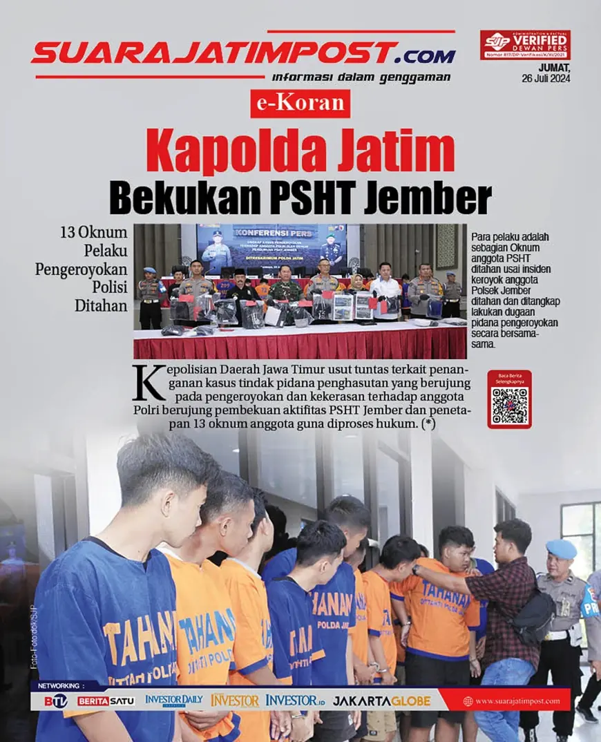 eKoran, Edisi Jumat, 26 Juli 2024