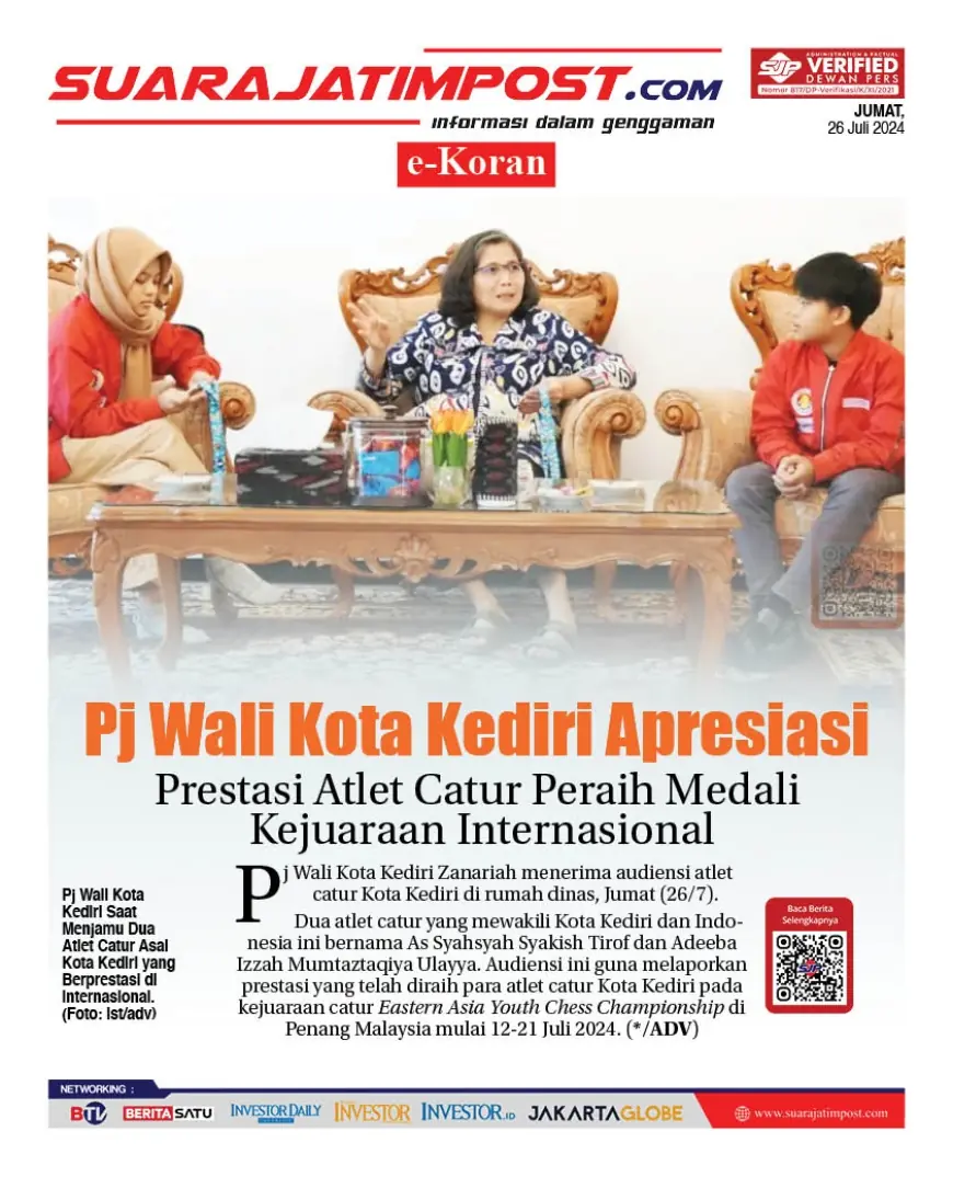 eKoran, Edisi Jumat, 26 Juli 2024