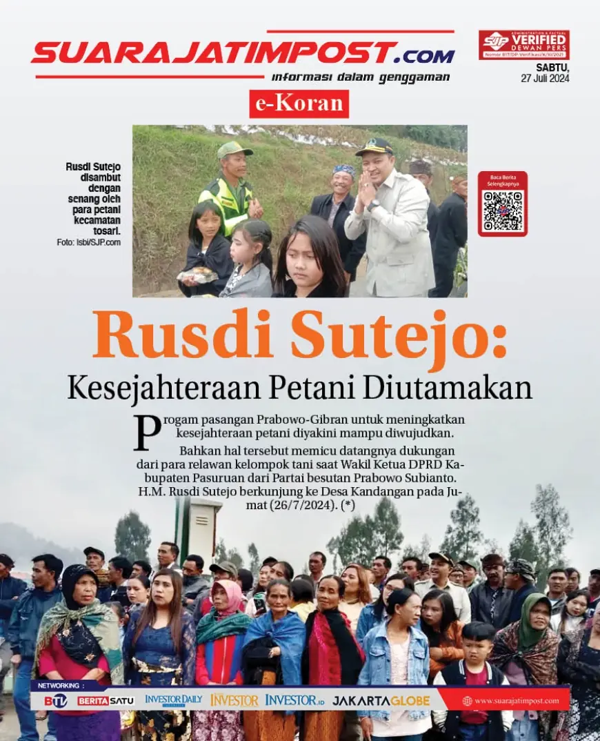 eKoran, Edisi Sabtu, 27 Juli 2024