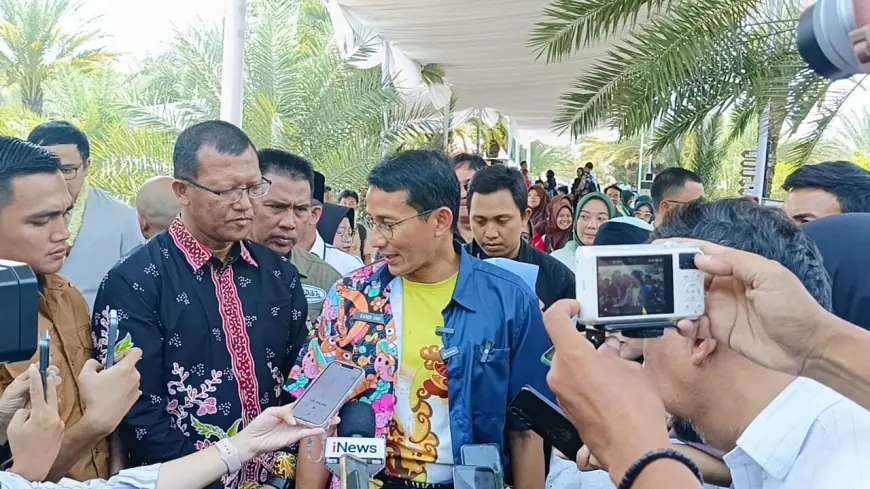 Sandiaga Uno Kaget Pohon Kurma Tumbuh Subur Di Kabupaten Pasuruan