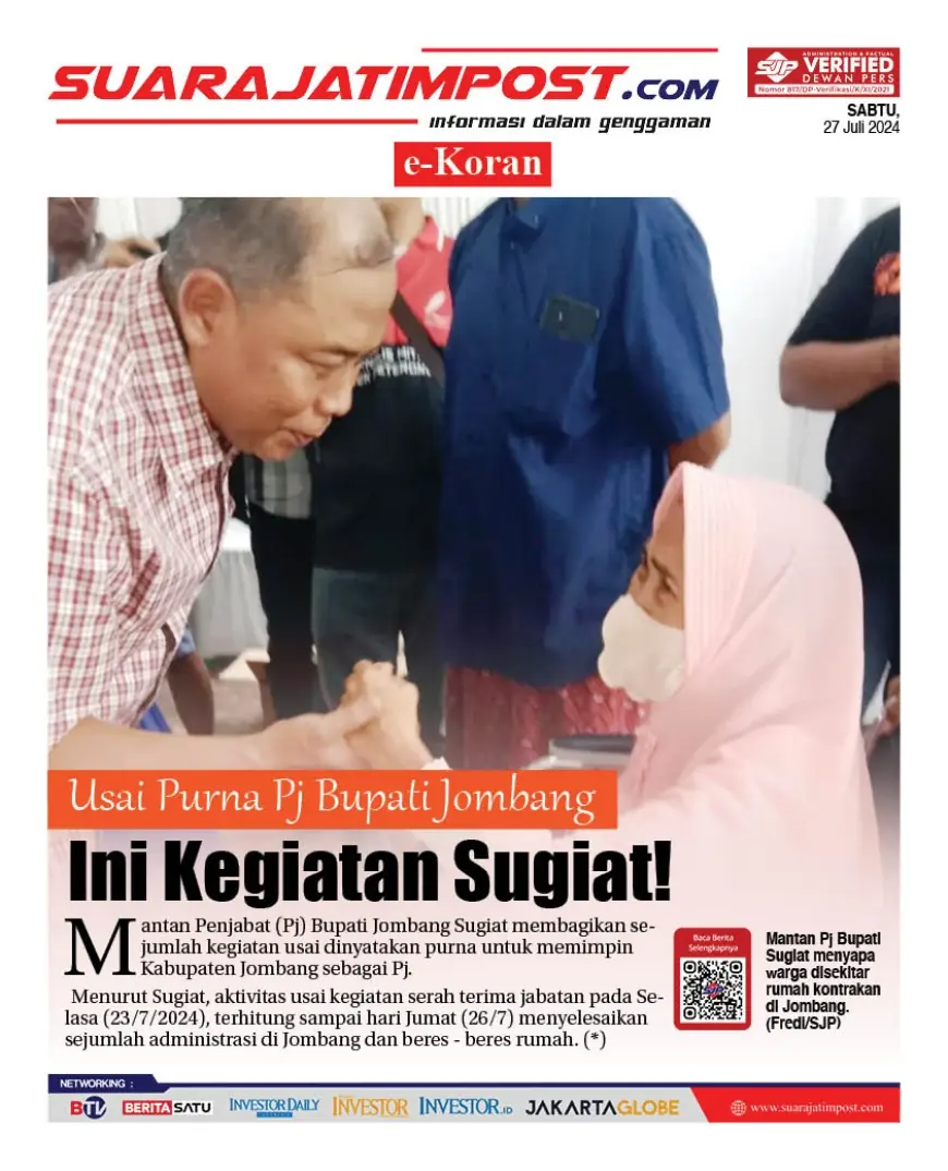 eKoran, Edisi Sabtu, 27 Juli 2024