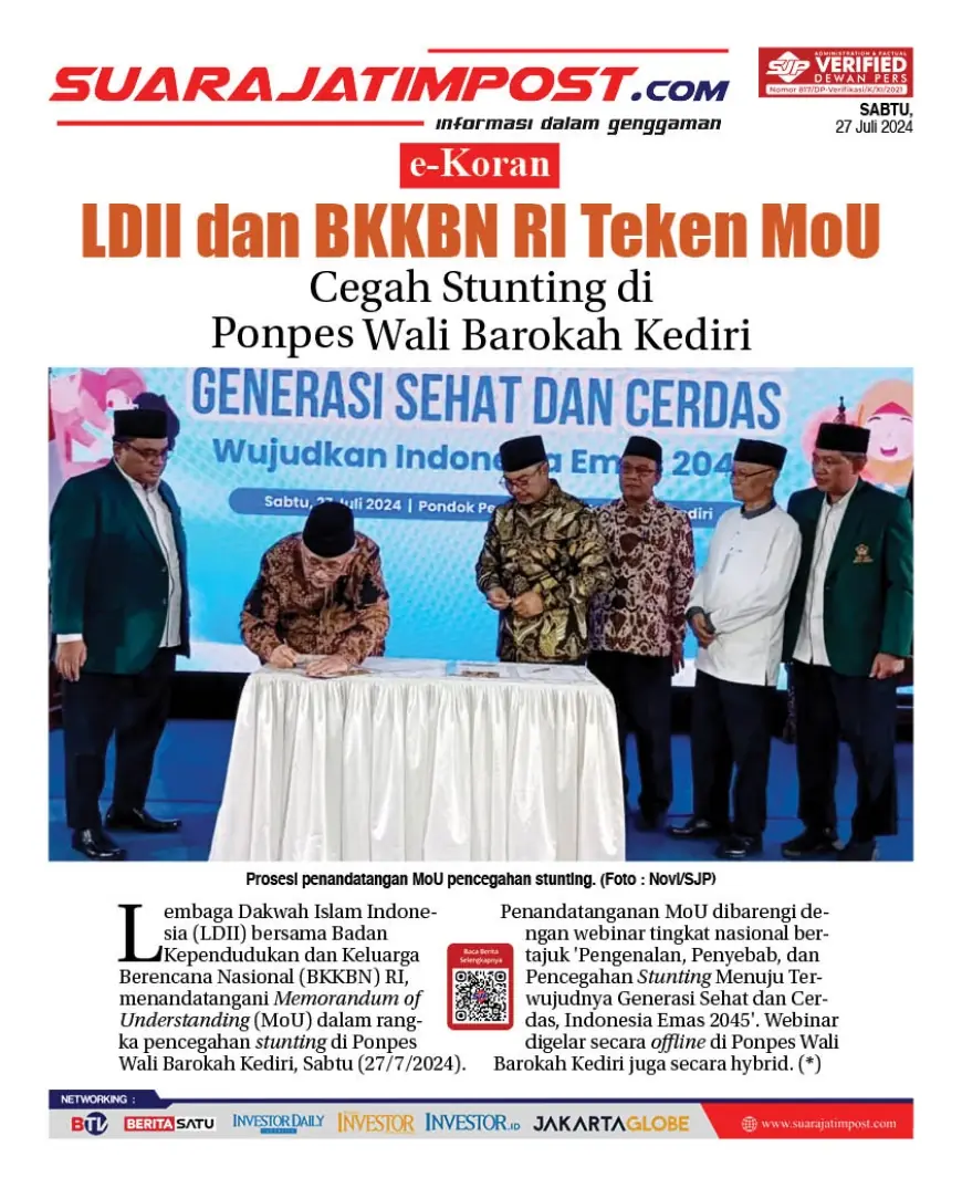 eKoran, Edisi Sabtu, 27 Juli 2024