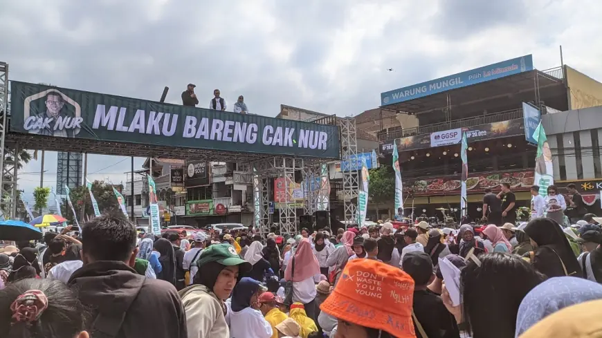 Cak Nur Usung Visi Pada Puluhan Ribu Masyarakat Batu