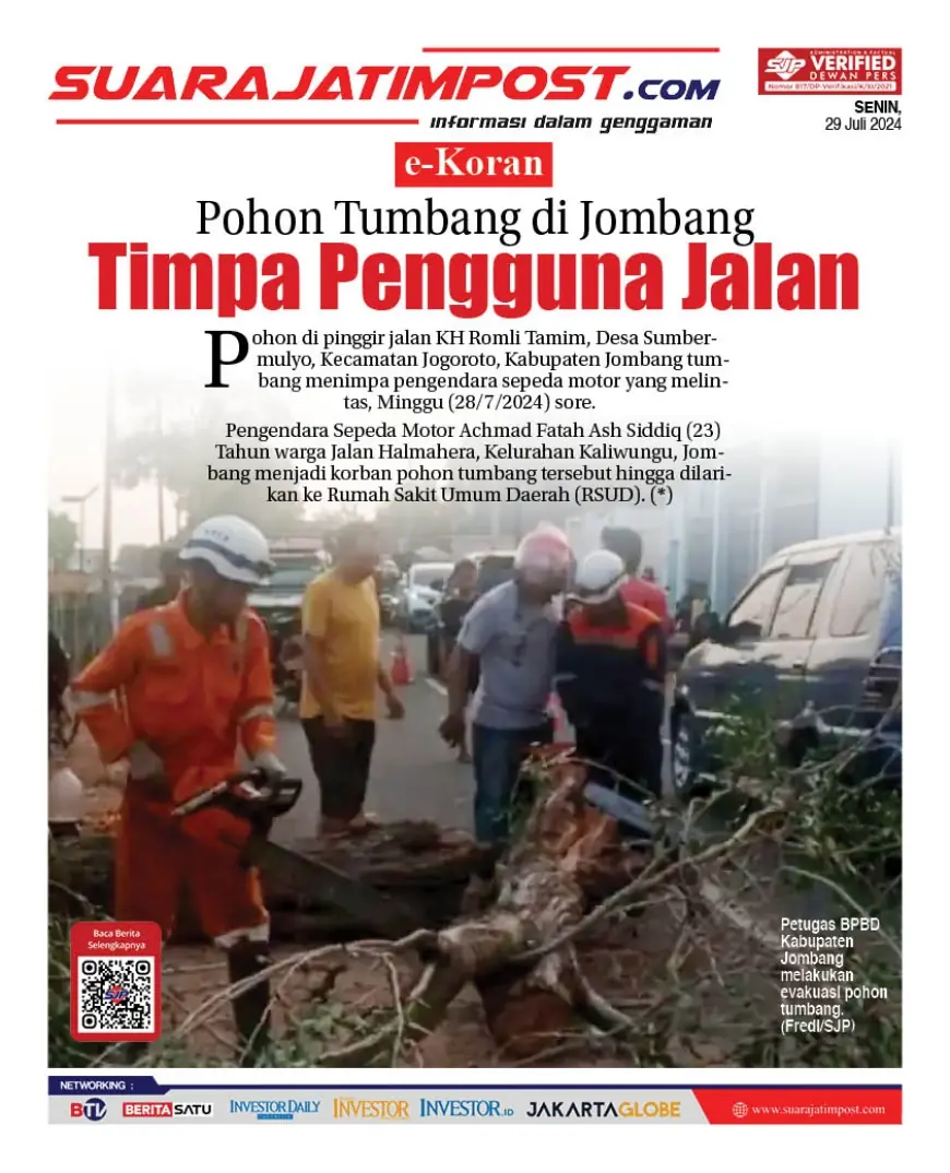 eKoran, Edisi Senin, 29 Juli 2024