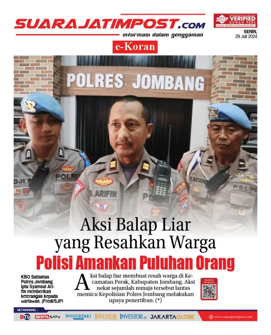 eKoran, Edisi Senin, 29 Juli 2024