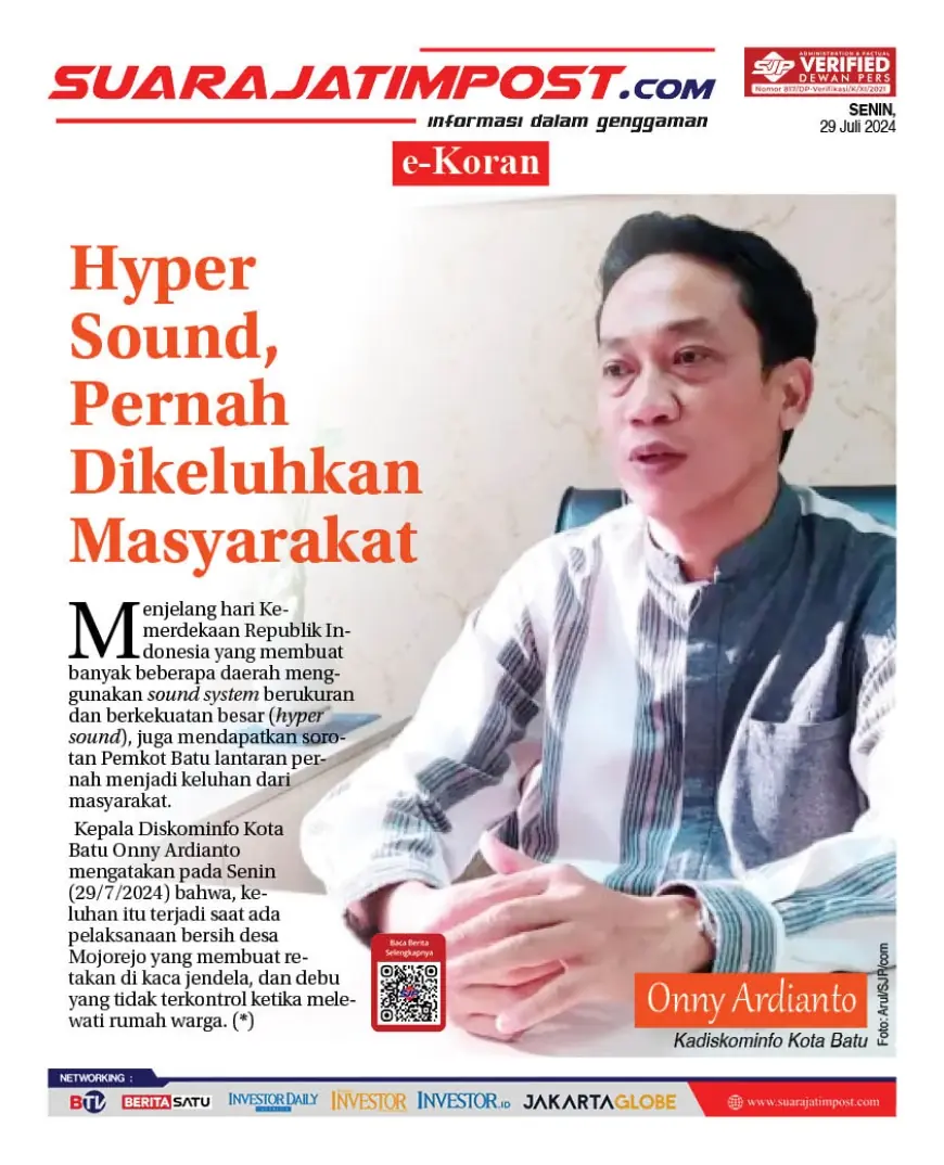 eKoran, Edisi Senin, 29 Juli 2024