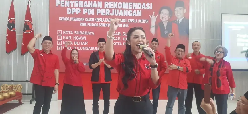 Penyerahan Rekomendasi DPP PDIP Pada 7 Paslon Bacakada Pilkada Serentak 2024