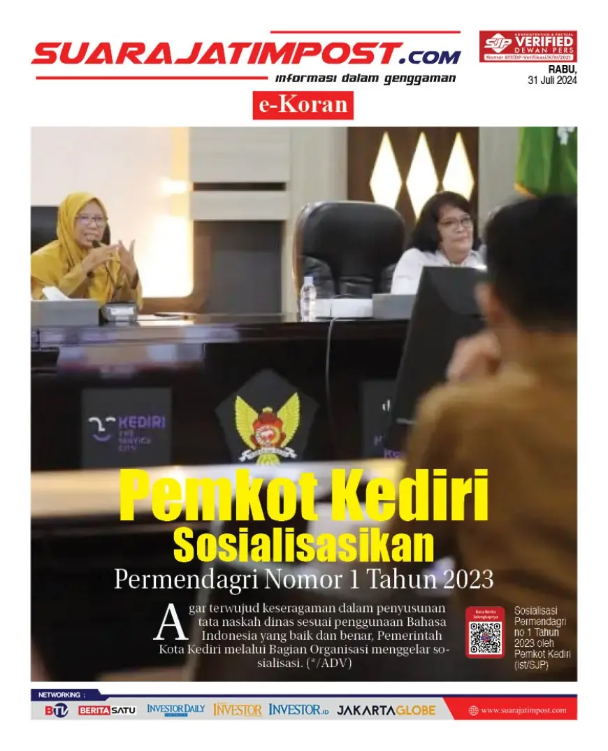 eKoran, Edisi Rabu, 31 Juli 2024