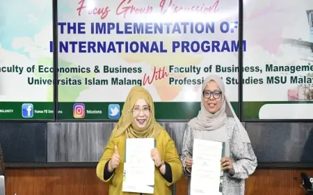 FEB Unisma dan MSU Malaysia Sukses Gelar FGD Perkuat Kolaborasi Internasional  