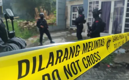 Terduga Teroris Ditangkap di Kota Batu