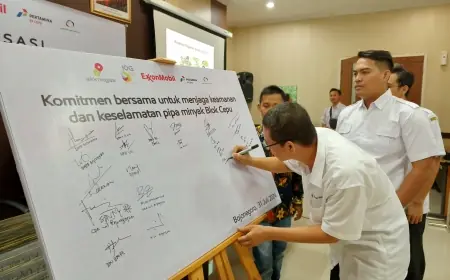 Komitmen Jaga Keselamatan Jalur Pipa Lapangan Banyu Urip, Begini Kesepakatannya