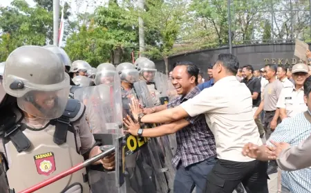 Jelang Pilkada Serentak 2024, Sat Samapta Polres Nganjuk Gelar Latihan Dalmas
