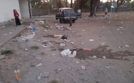 Karnaval di Tanjunganom Sisakan Sampah Plastik