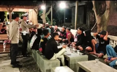 Polisi Terapkan Jam Malam, Antisipasi Kenakalan Remaja di Nganjuk