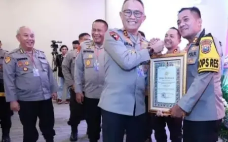 Polres Nganjuk Peringkat 3 Kinerja Pelaksanaan Anggaran Terbaik, Begini Pesan Kapolres