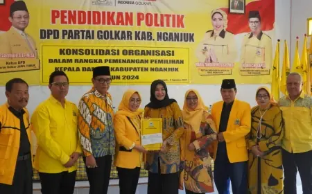 Airlangga Mundur dari Kursi Ketum, Golkar Nganjuk Tetap Solid di Pilkada 2024