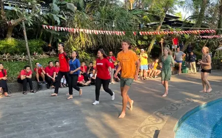 Meriah! Wisatawan Mancanegara Ikutan Lomba Agustusan di Ijen Suites Resort & Convention Malang