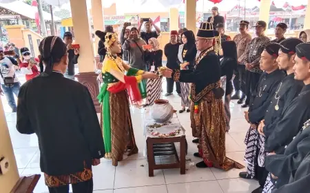Prosesi Kirap Air Tujuh Sumber Tandai Hari Jadi Ke 978 Desa Karangdagangan Jombang